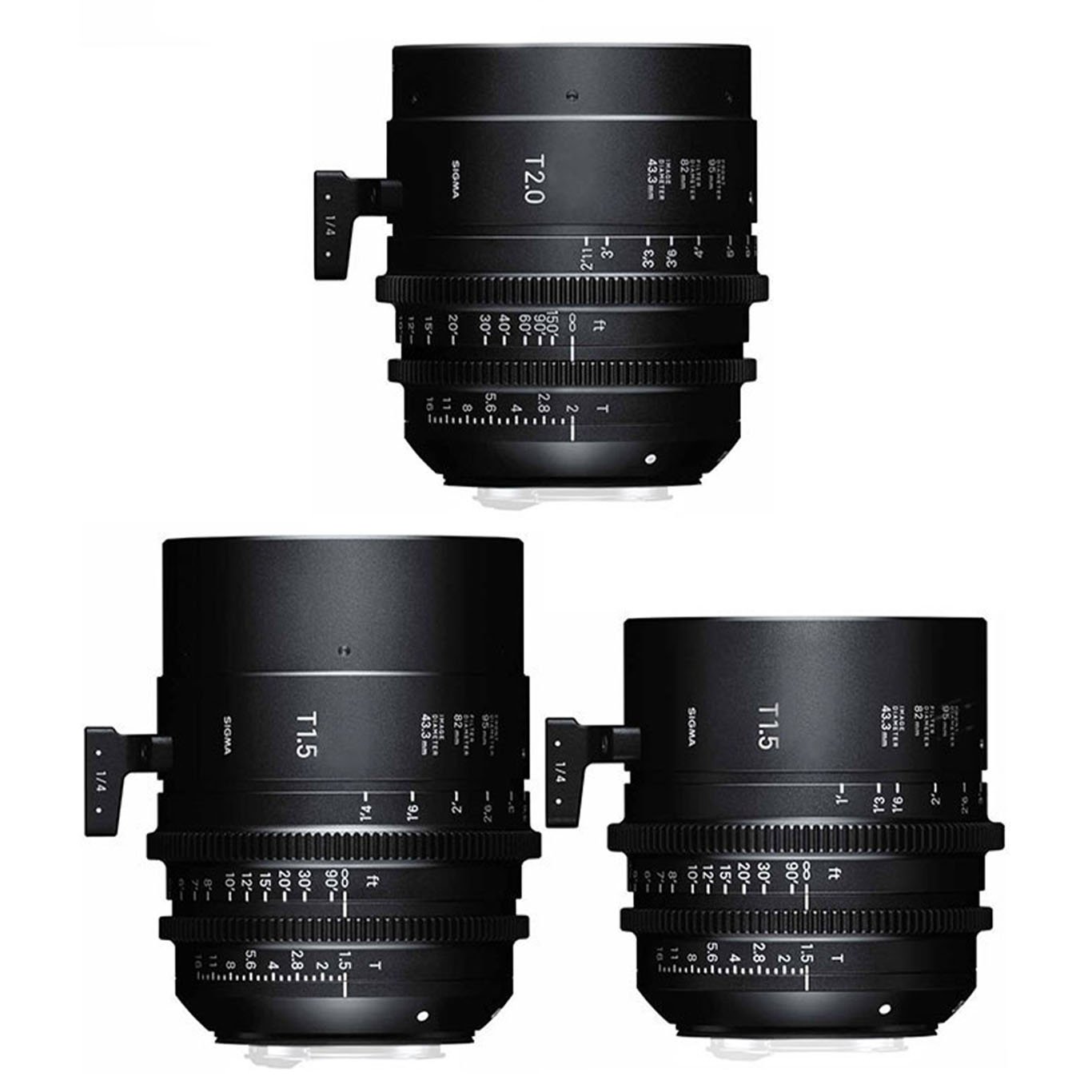 Sigma Cine FF High-Speed Prime 3 Lens Kit