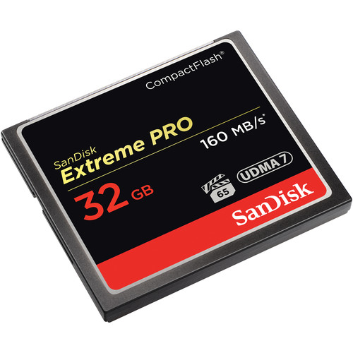 SanDisk 32GB Extreme Pro CompactFlash Memory Card