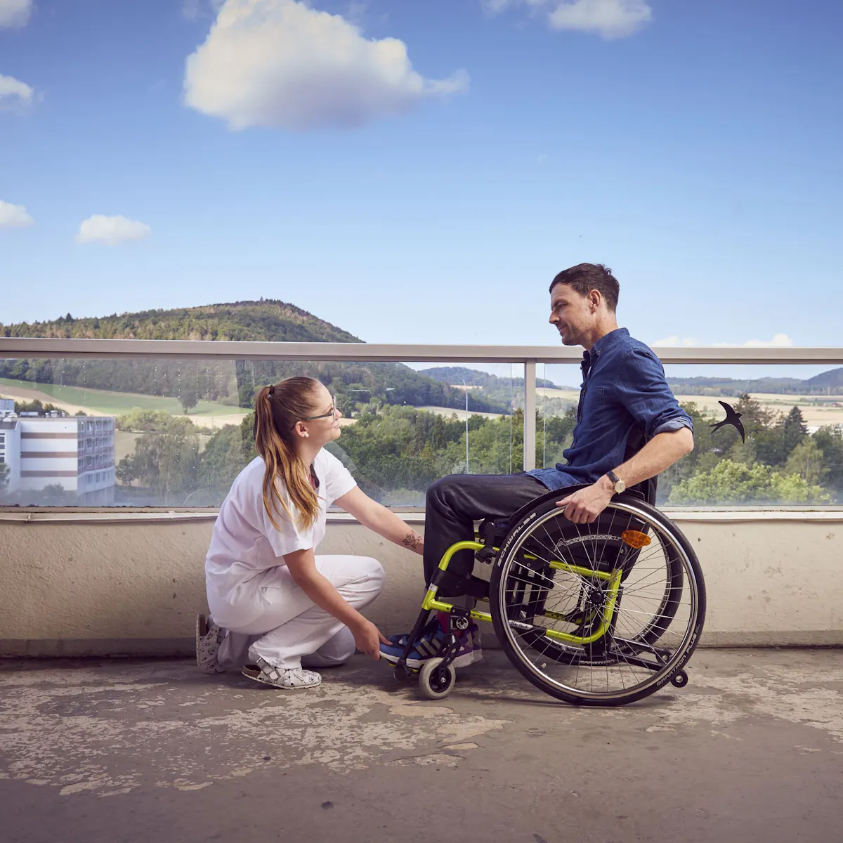 Individuelle Betreuung durch Pflegeexperten