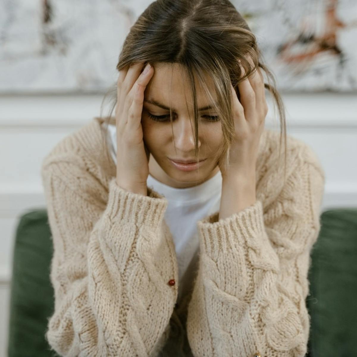 Patientin in der Psychotherapie