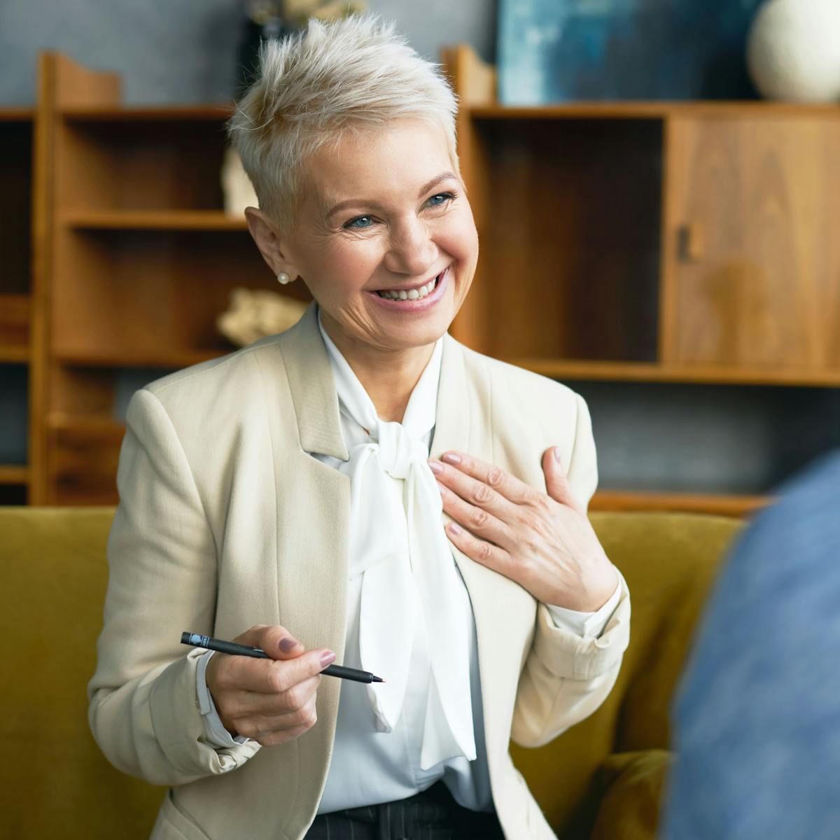 Mitarbeiterin des Sozialdienstes