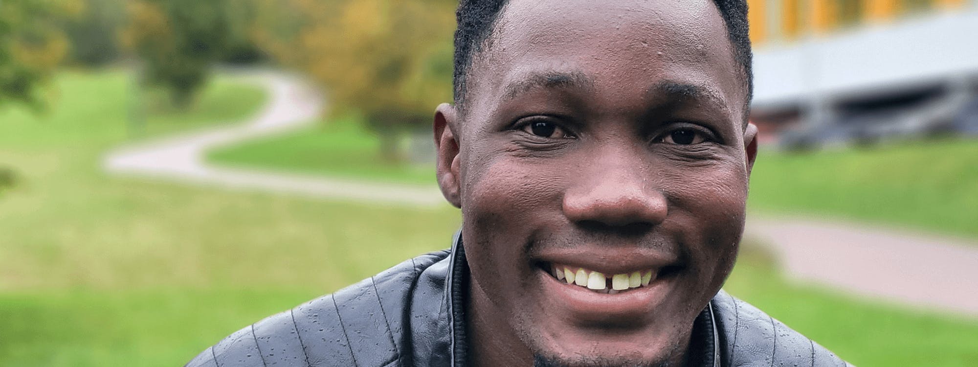 Junger Namibier in Wildungen Junger Namibier in Wildungen