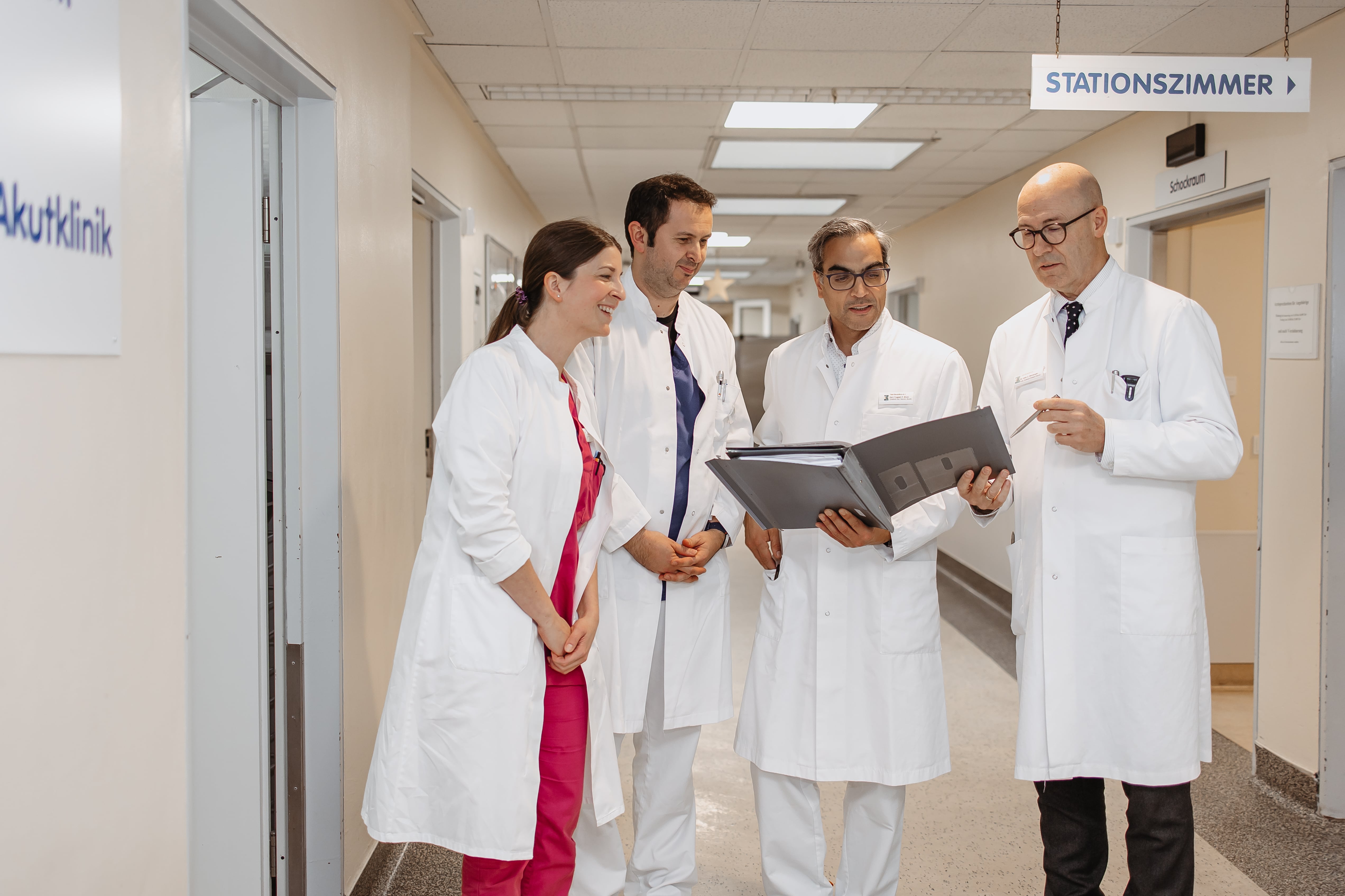 Vier Ärzte der Hardtwaldklinik in Bad Zwesten 