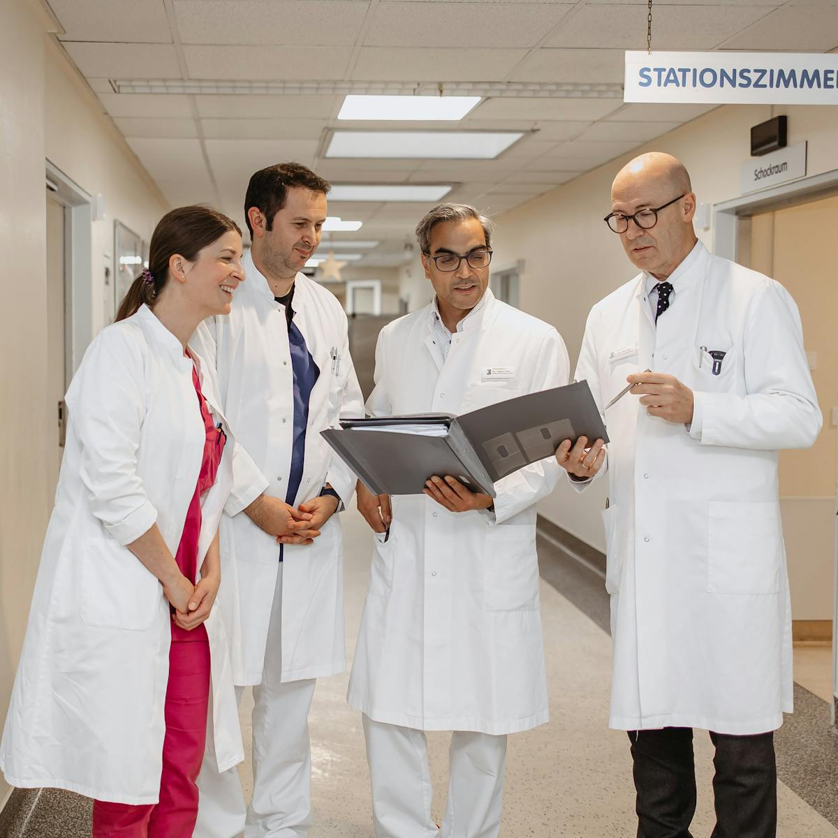 Vier Ärzte der Hardtwaldklinik in Bad Zwesten