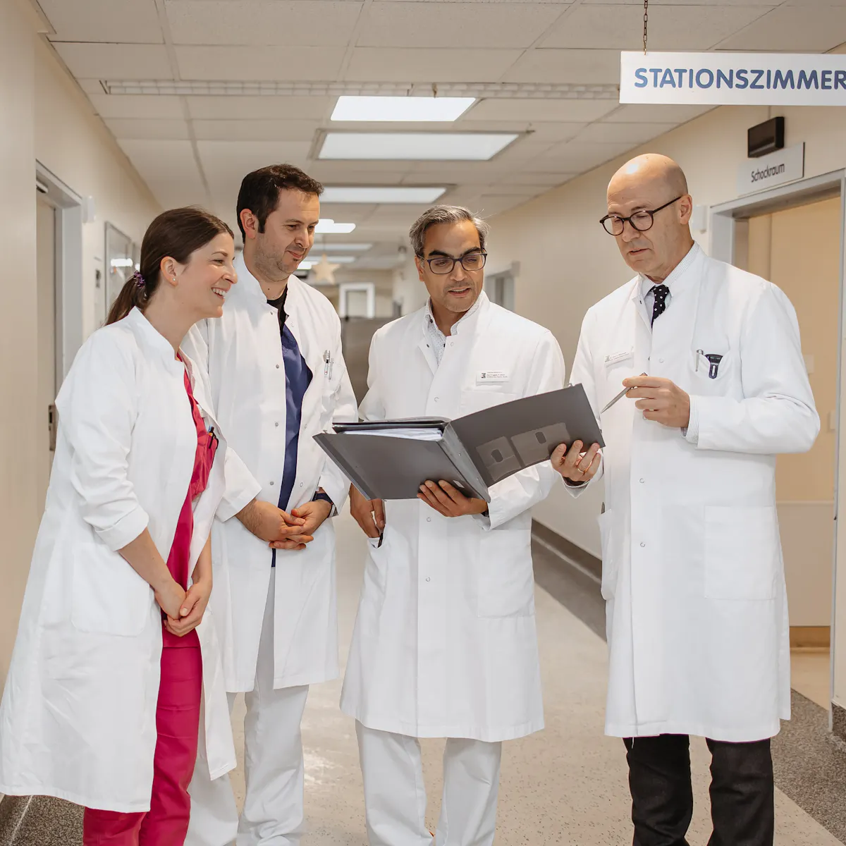 Ärzteteam der neurologischen Abteilung der Werner Wicker Klinik