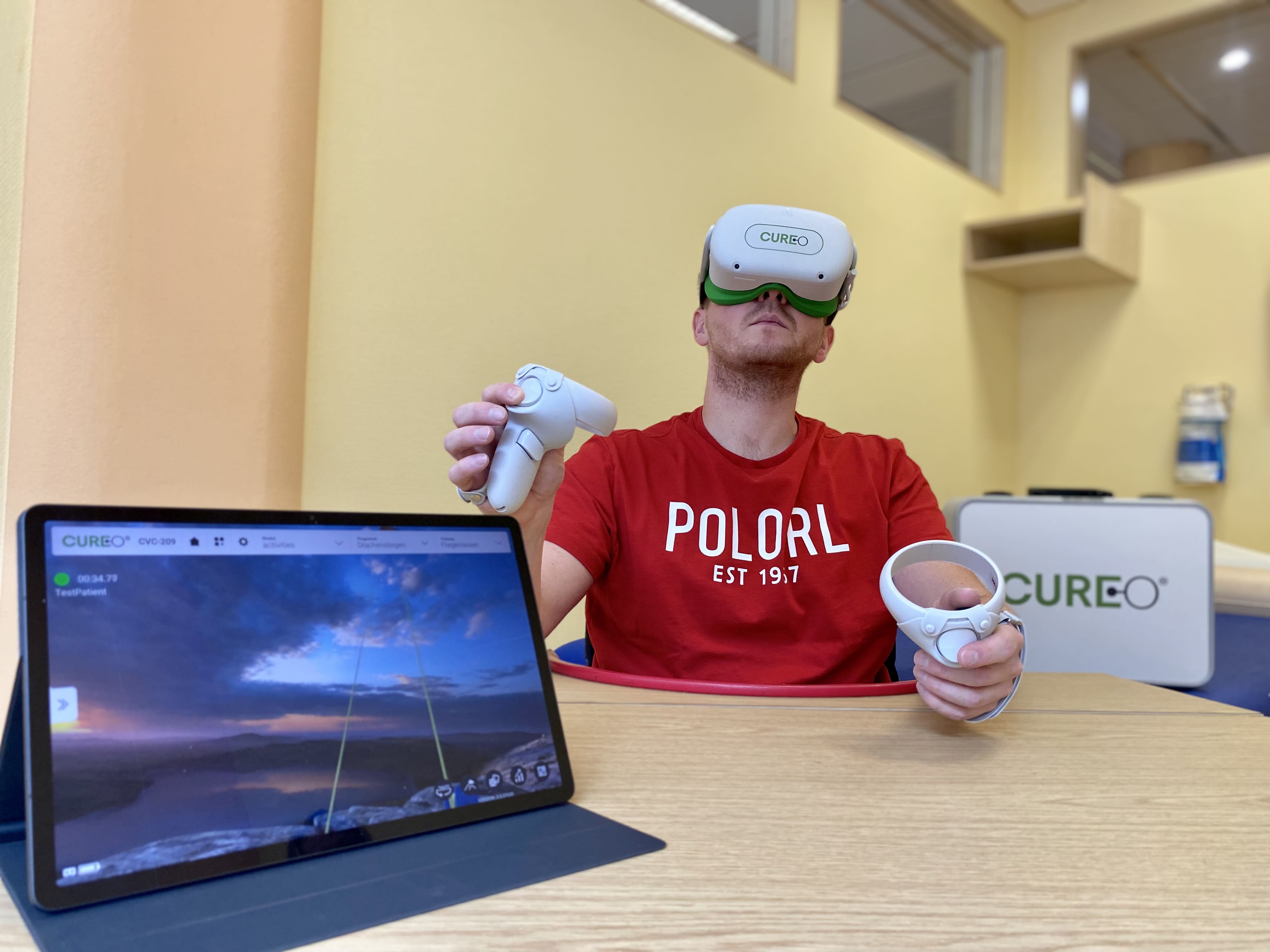 Virtual-Reality-Therapie bei Querschnittlähmung