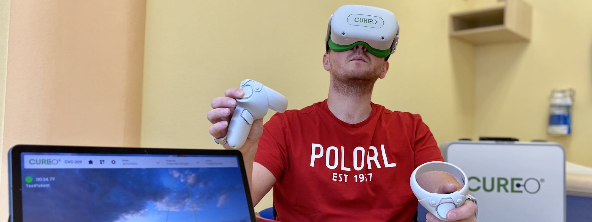 Virtual-Reality-Therapie bei Querschnittlähmung Virtual-Reality-Therapie bei Querschnittlähmung