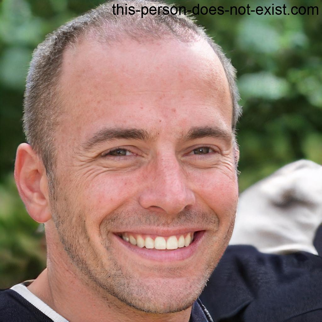 Portrait von einem lächelnden Mann