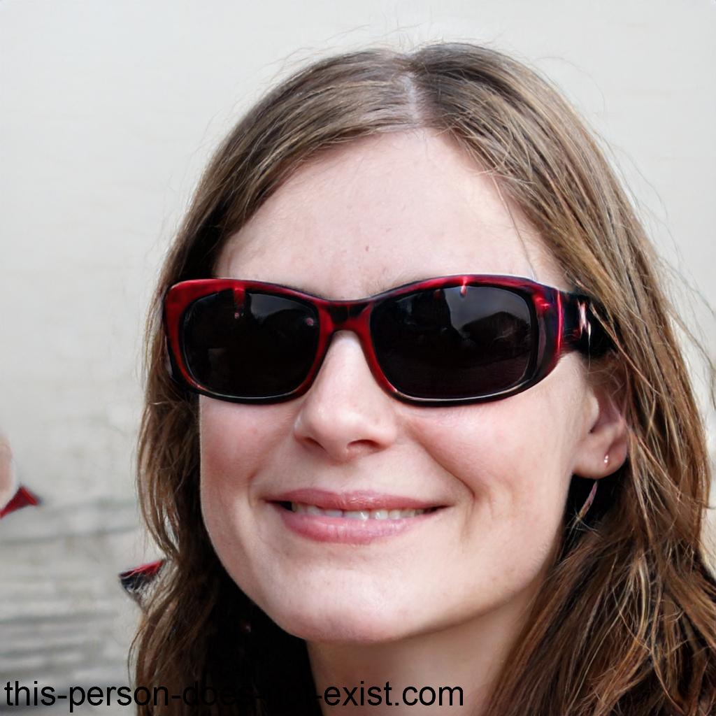 Portrait von einer Frau mit Sonnenbrille