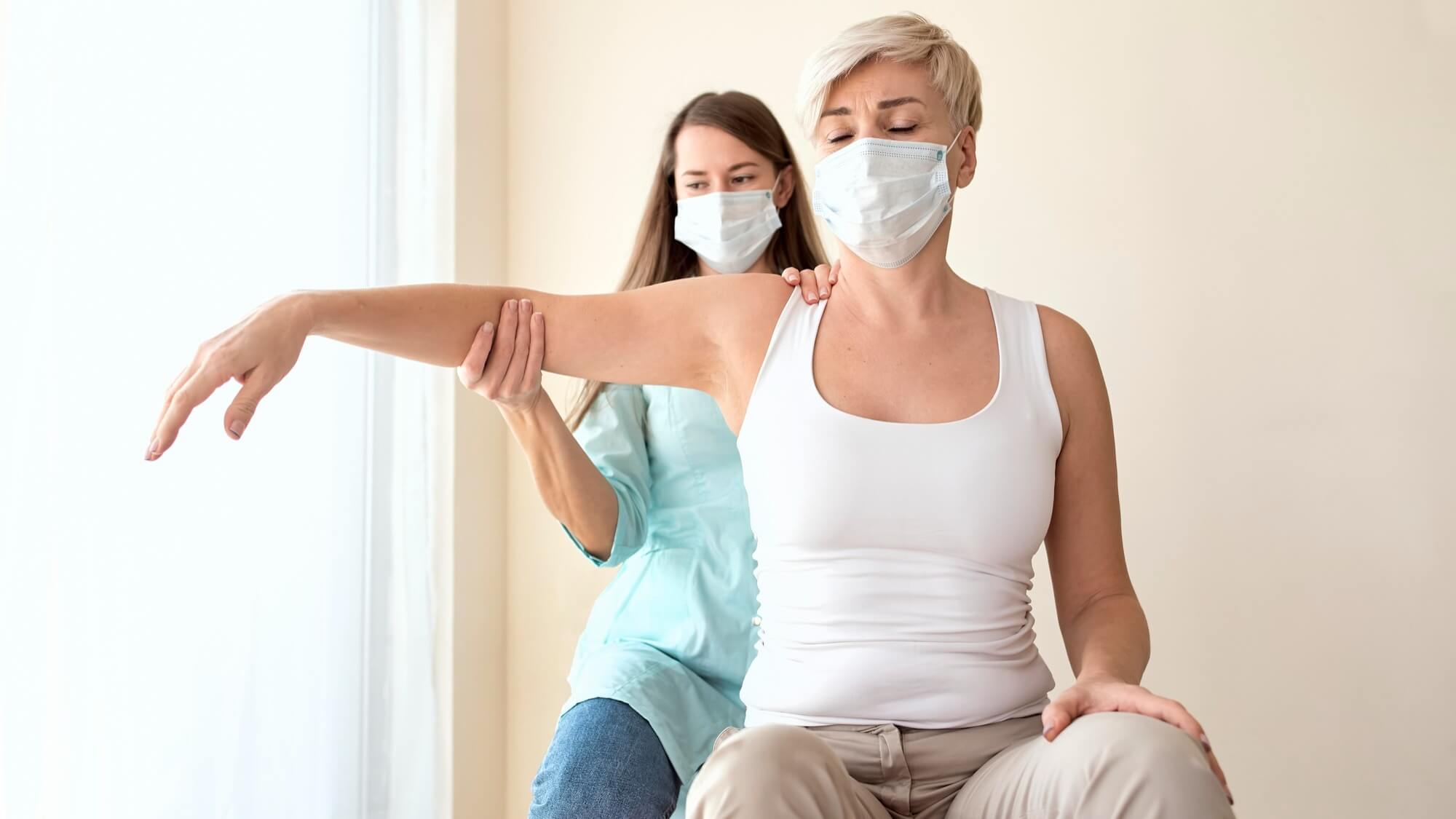 Patientin mit Miller-Fisher-Syndrom Spätfolgen bei der Physiotherapie