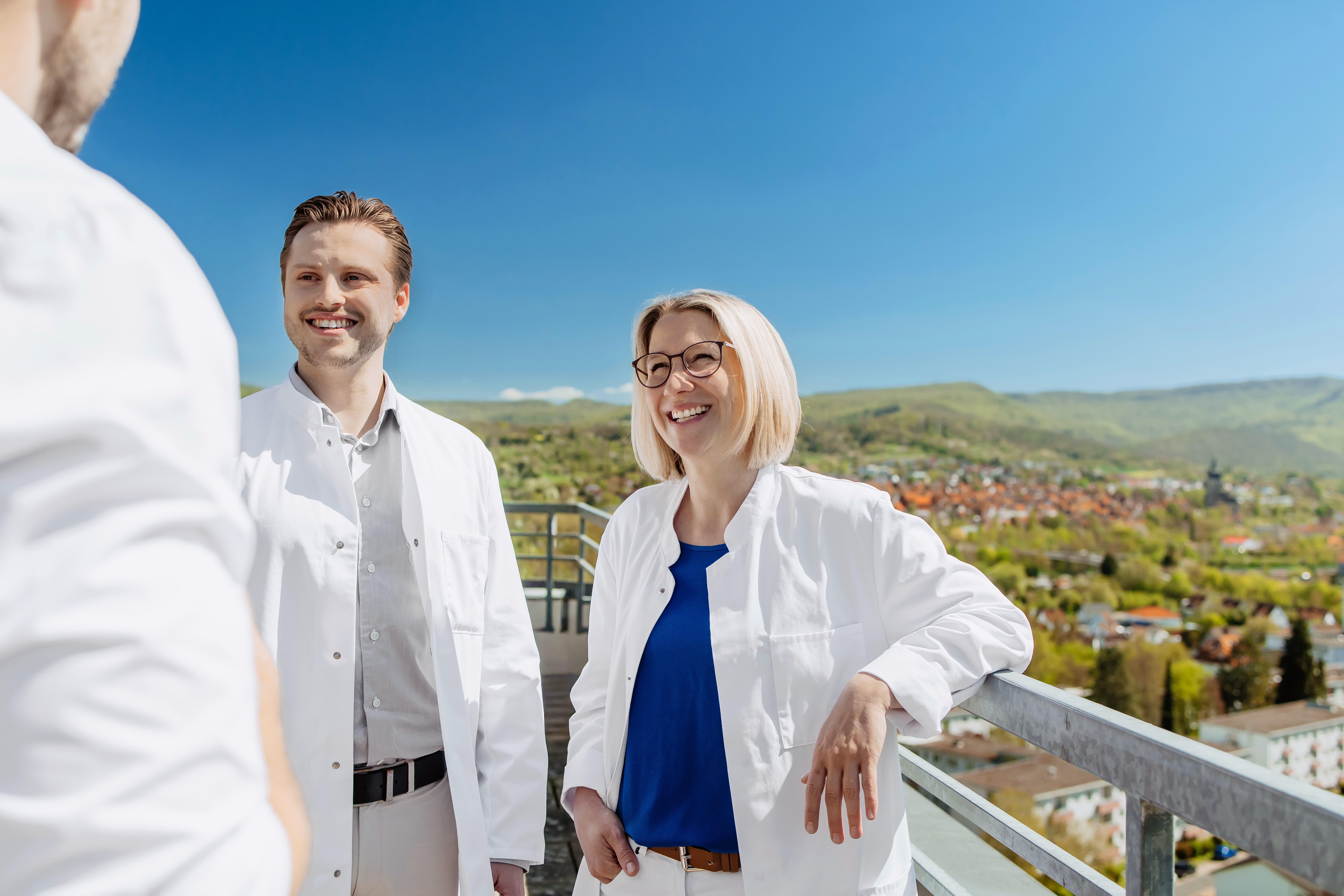 Chefarzt Patrick Weish und Chefärztin Katja Biel an der Klinik Hoher Meißner in Bad Sooden-Allendorf