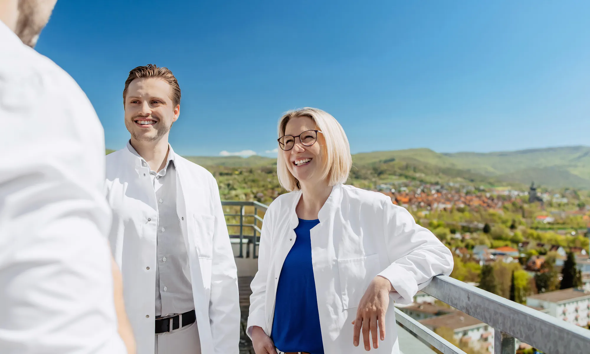 Chefarzt Patrick Weish und Chefärztin Katja Biel an der Klinik Hoher Meißner in Bad Sooden-Allendorf