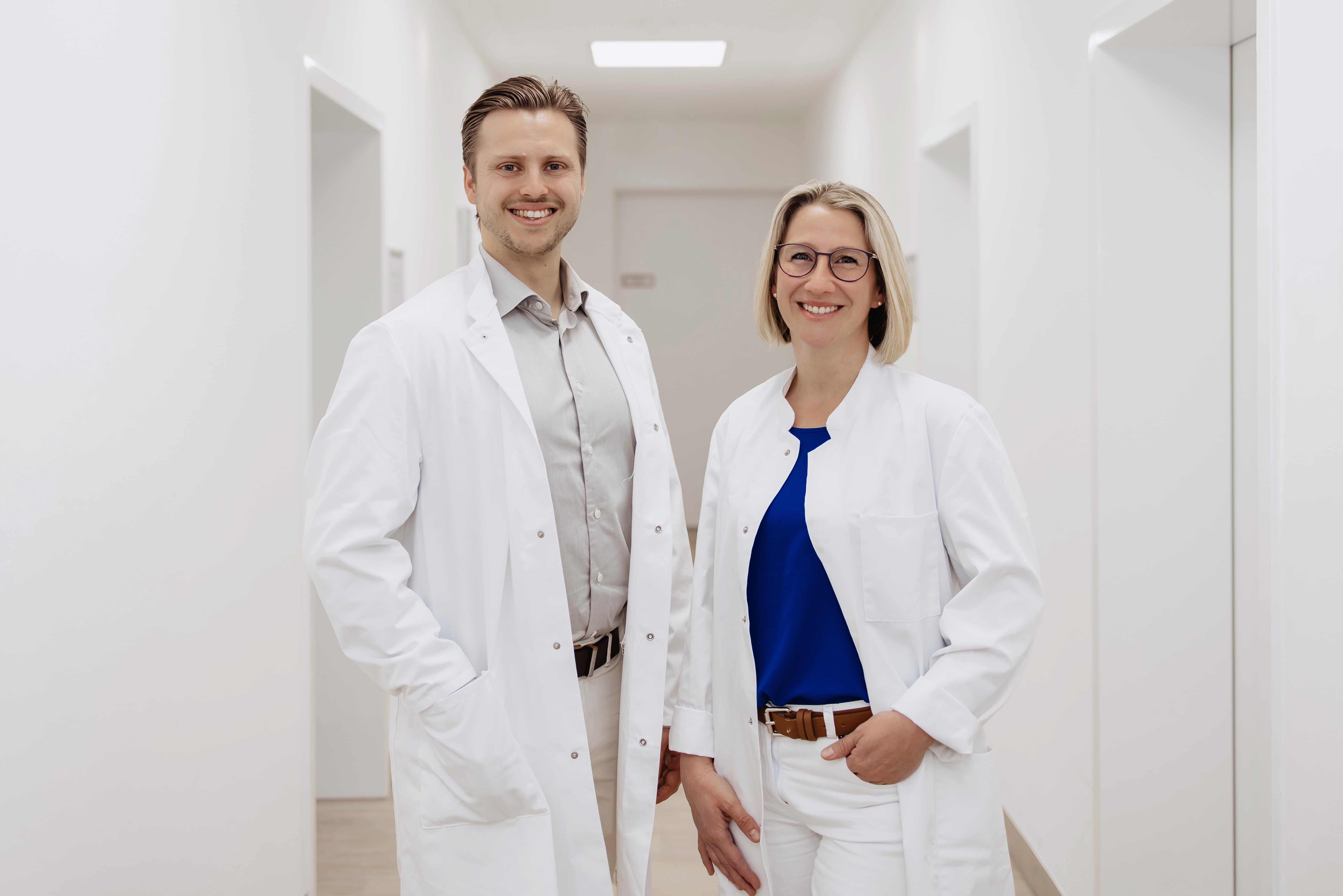 Chefärztin Katja Biel und Chefarzt Patrick Weish an der Klinik Hoher Meißner in Bad Sooden-Allendorf