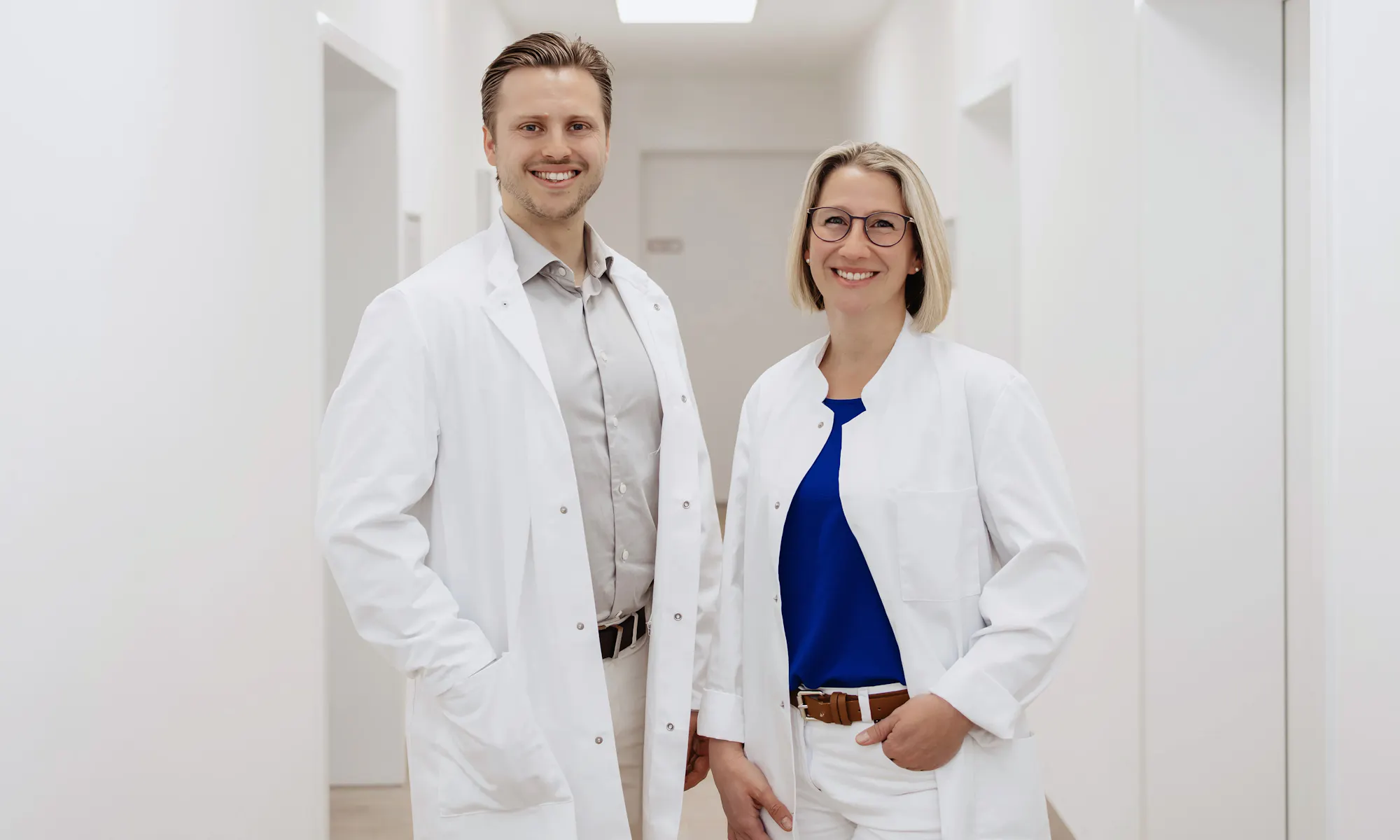 Chefärztin Katja Biel und Chefarzt Patrick Weish an der Klinik Hoher Meißner in Bad Sooden-Allendorf