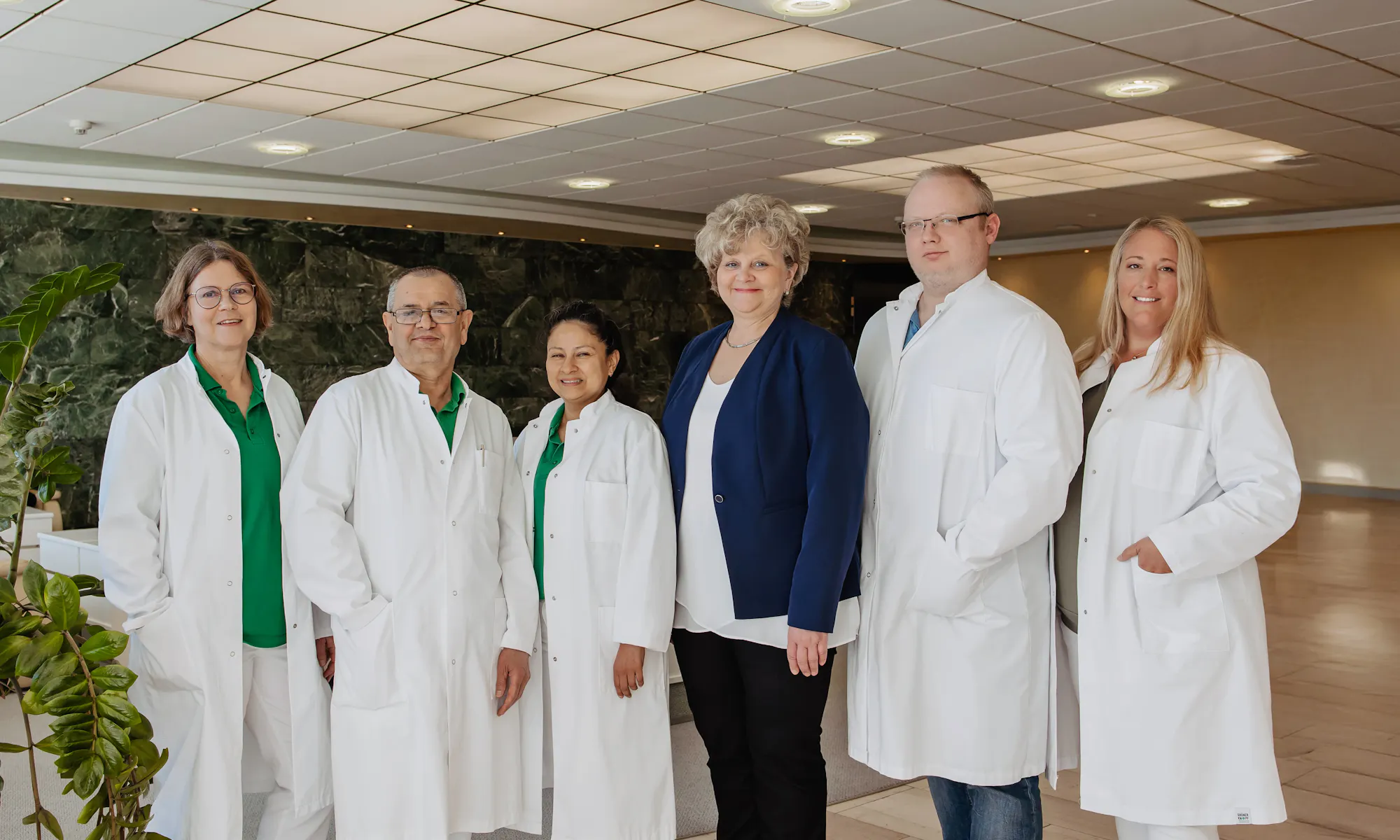 Gruppenfoto der Abteilung Onkologie der Sonnenbergklinik in Bad Sooden-Allendorf