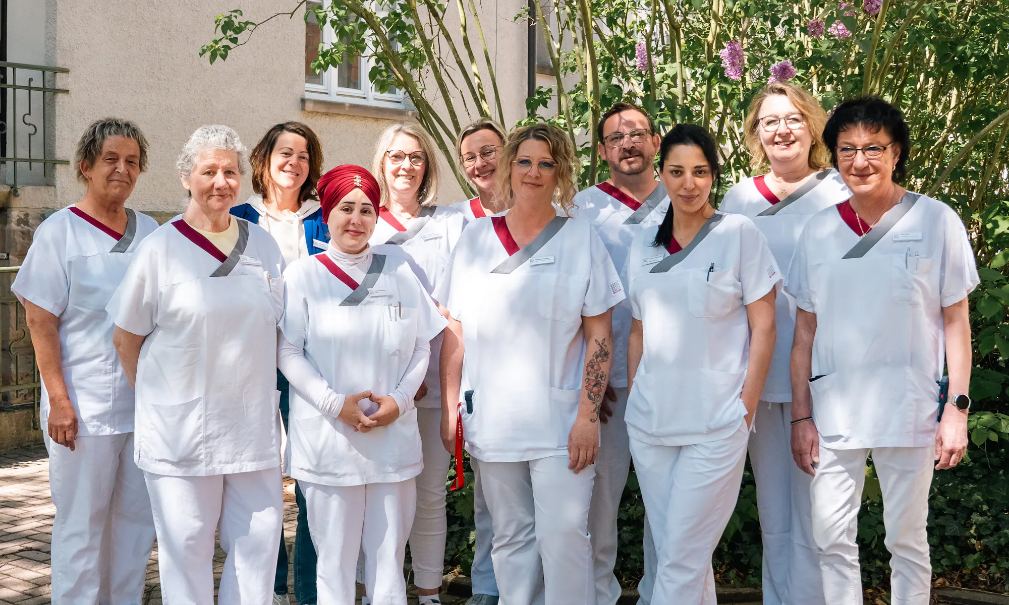 Das Pflegeteam in der Wicker Klinik in Bad Wildungen
