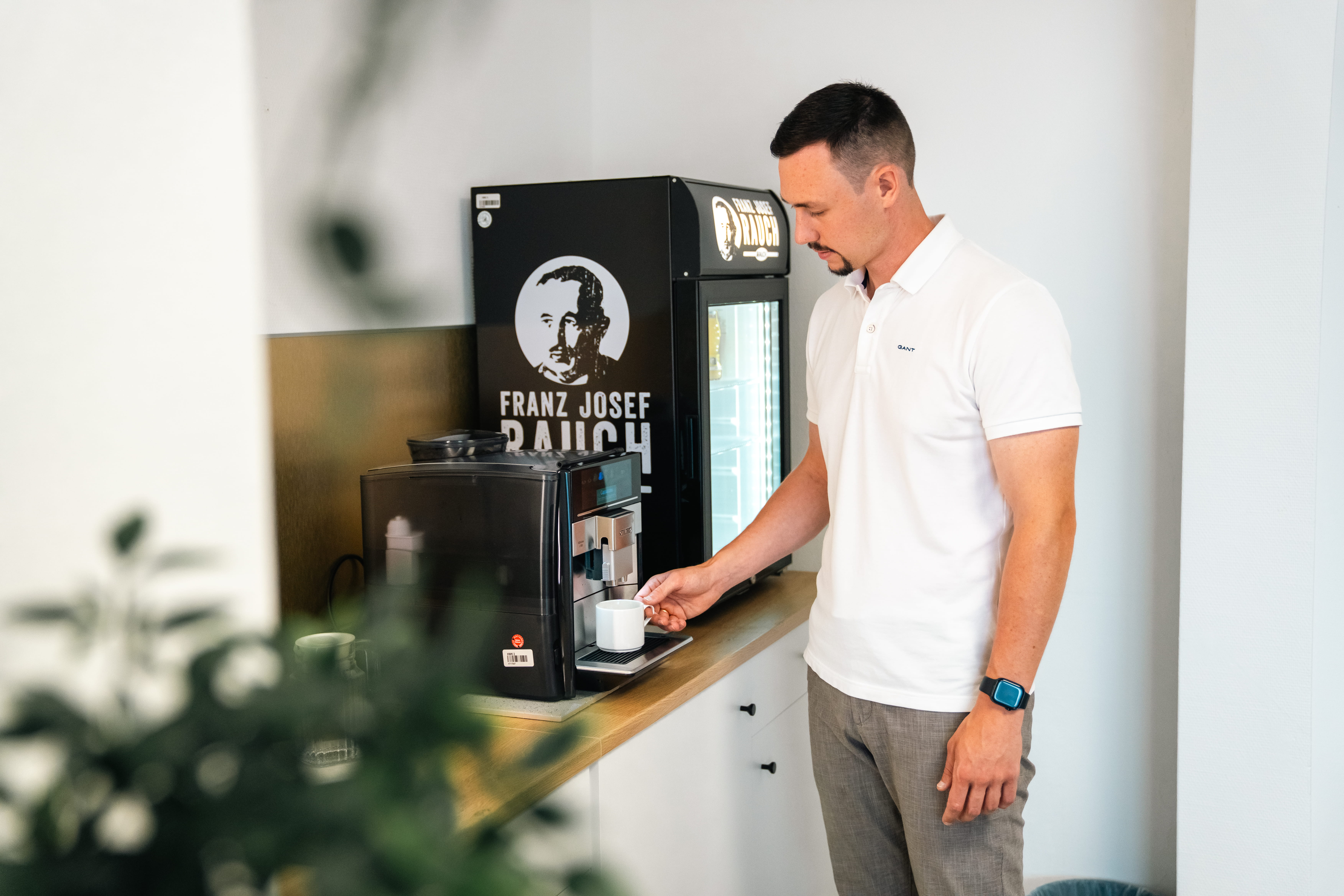 Getränke in der Lounge bei Wahlleistung in der Hardtwaldklinik II