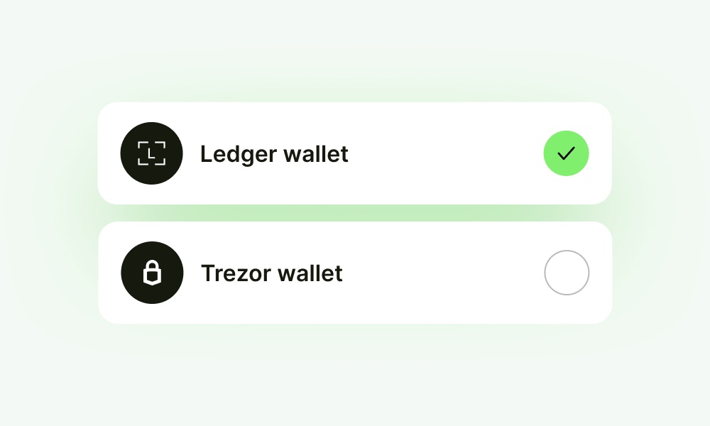 Hardware wallet Integration