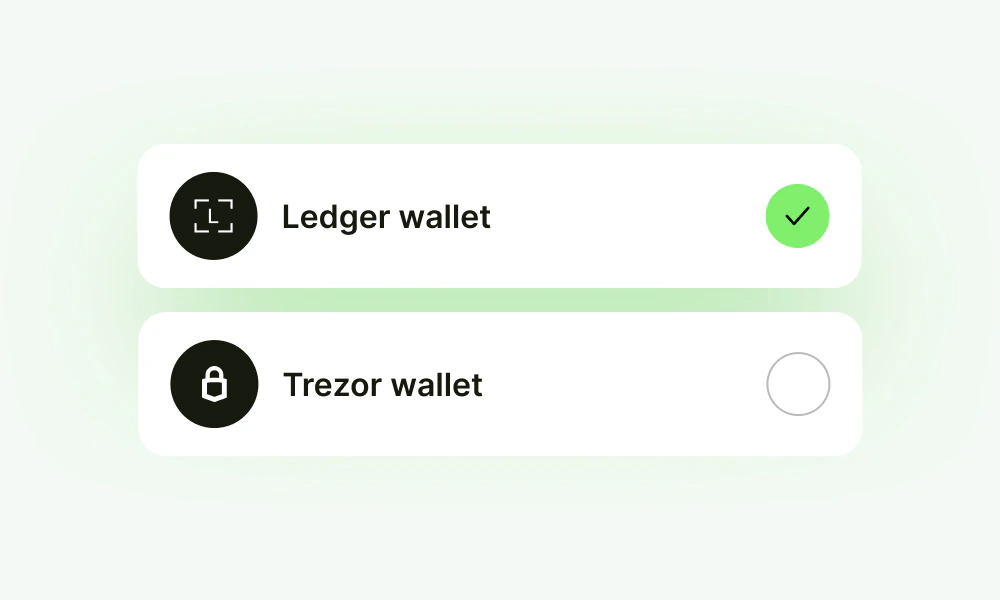 Hardware wallet Integration