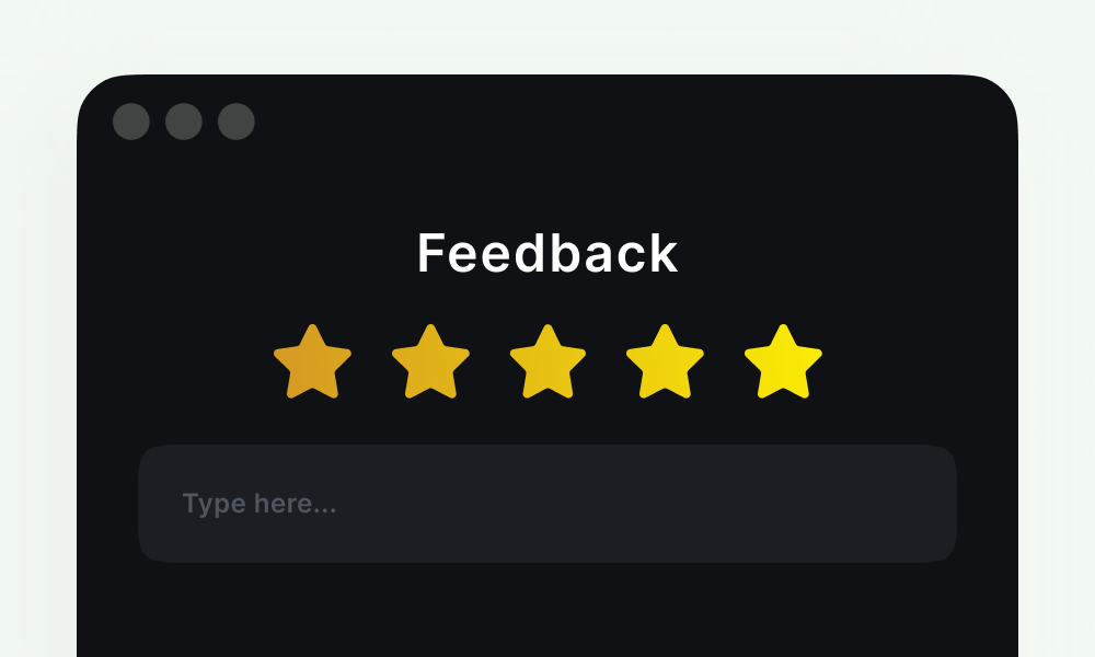 6. Leave your feedback [optional]