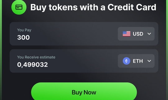 Buy crypto with cards