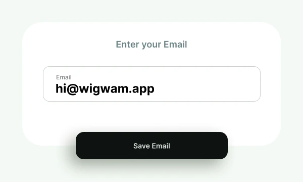 3. Enter your email address