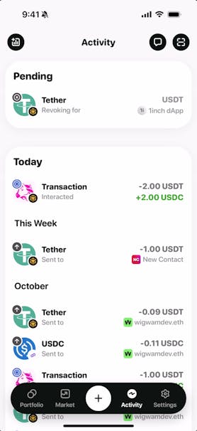Naviguez dans votre parcours crypto : explorez chaque transaction.