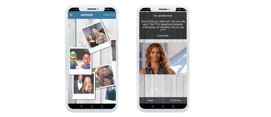 App screen- you are beyonce!