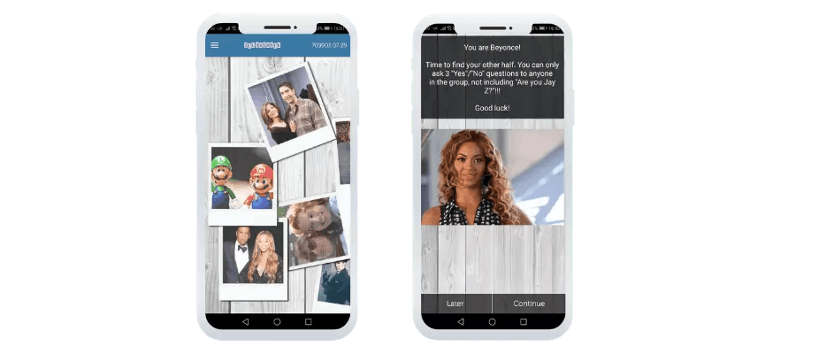 App screen- you are beyonce!