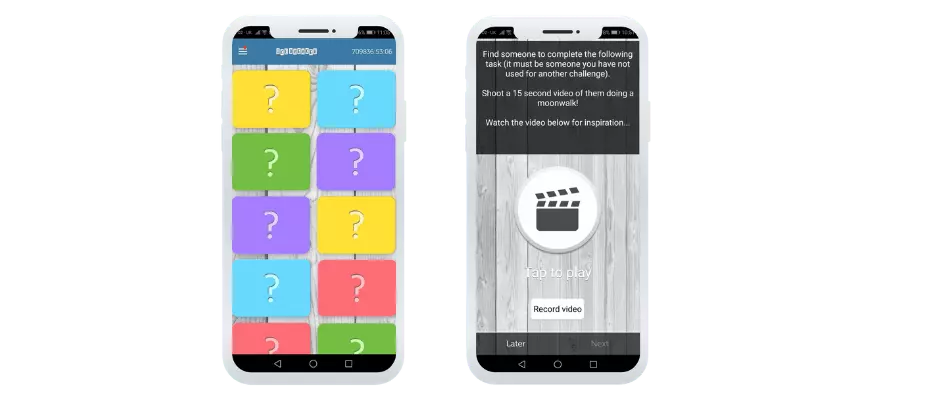 App screen- find someone to do a task