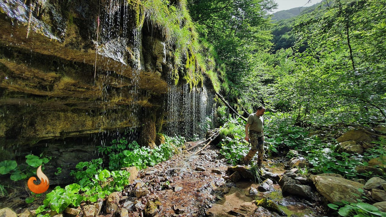 Cascatelle lungo il Rio di Belnome in Val Boreca