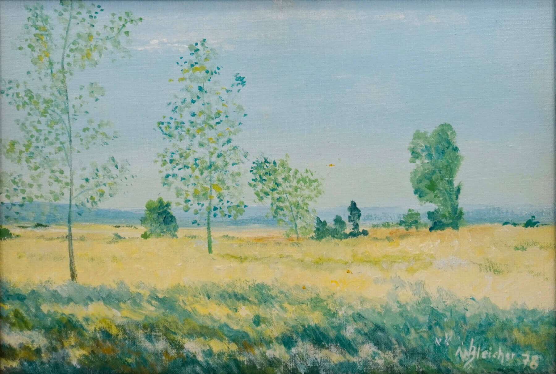 Gemälde "Sommer im Pays d'Auge"