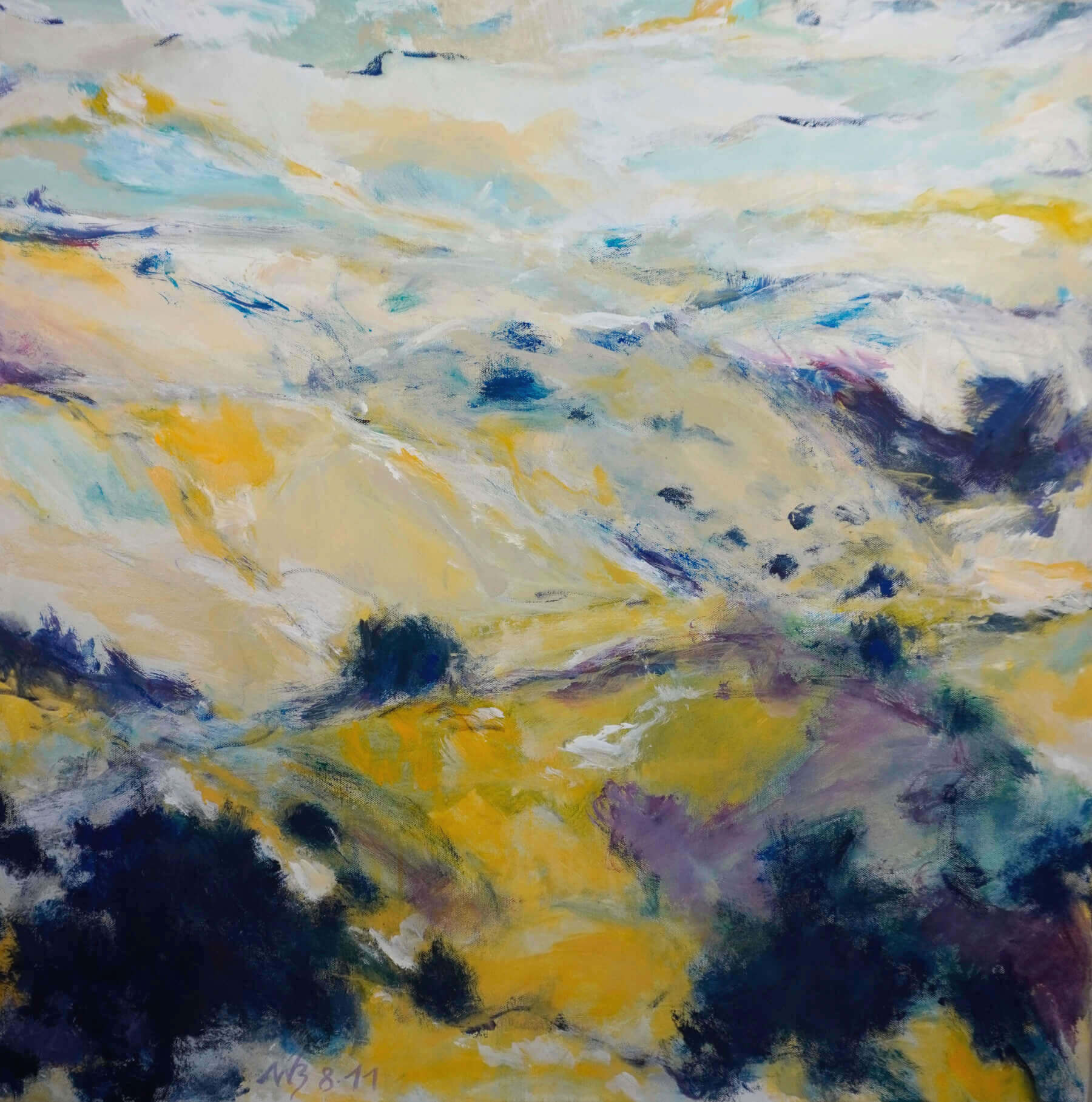 Willi Bleicher's Gemälde "Camerata di Sopra"