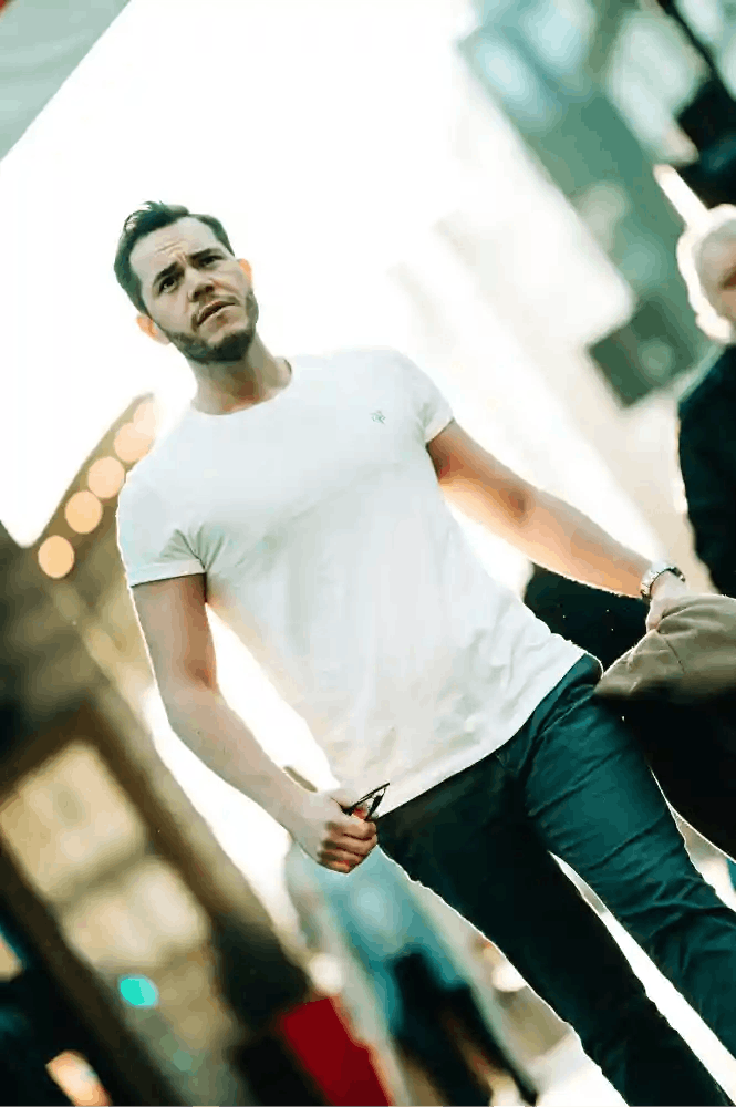 William Baker in an urban environment