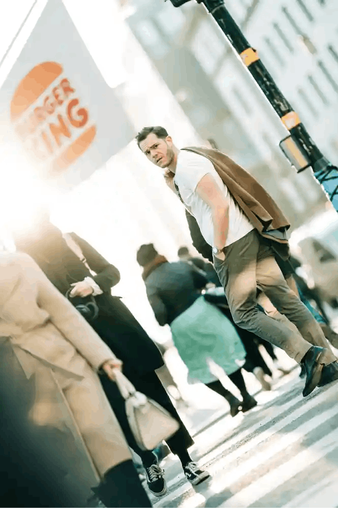 William Baker in an urban environment