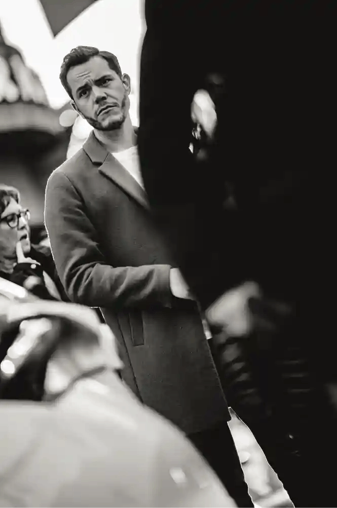 William Baker in an urban environment