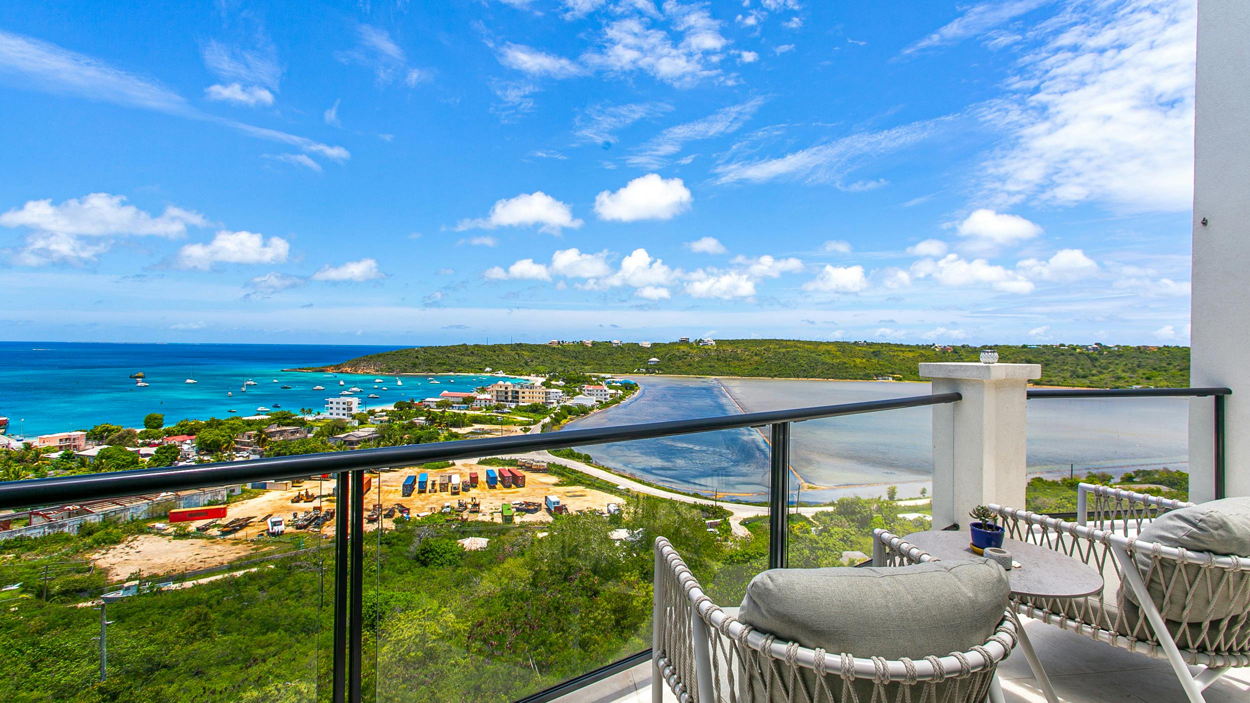 Interior Design work at Agave Villa, Anguilla by Willow Creek Design Group based out of Jackson Wyoming.