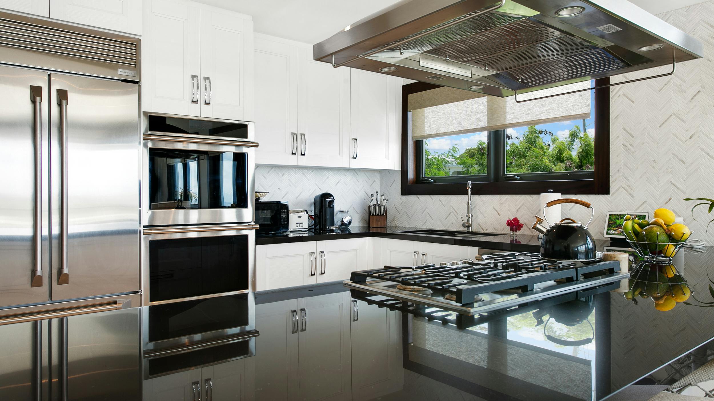 Interior Design work at Agave Villa, Anguilla by Willow Creek Design Group based out of Jackson Wyoming.