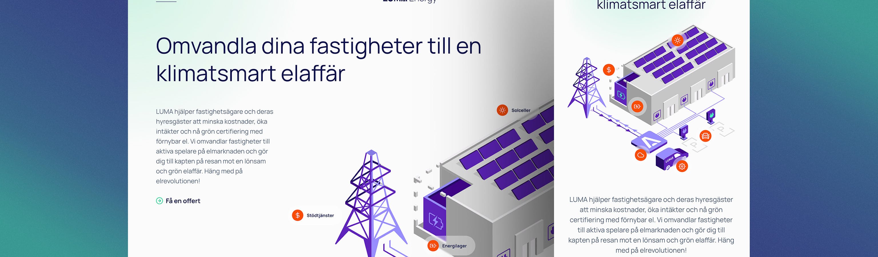 Ny hemsida till Luma Energy