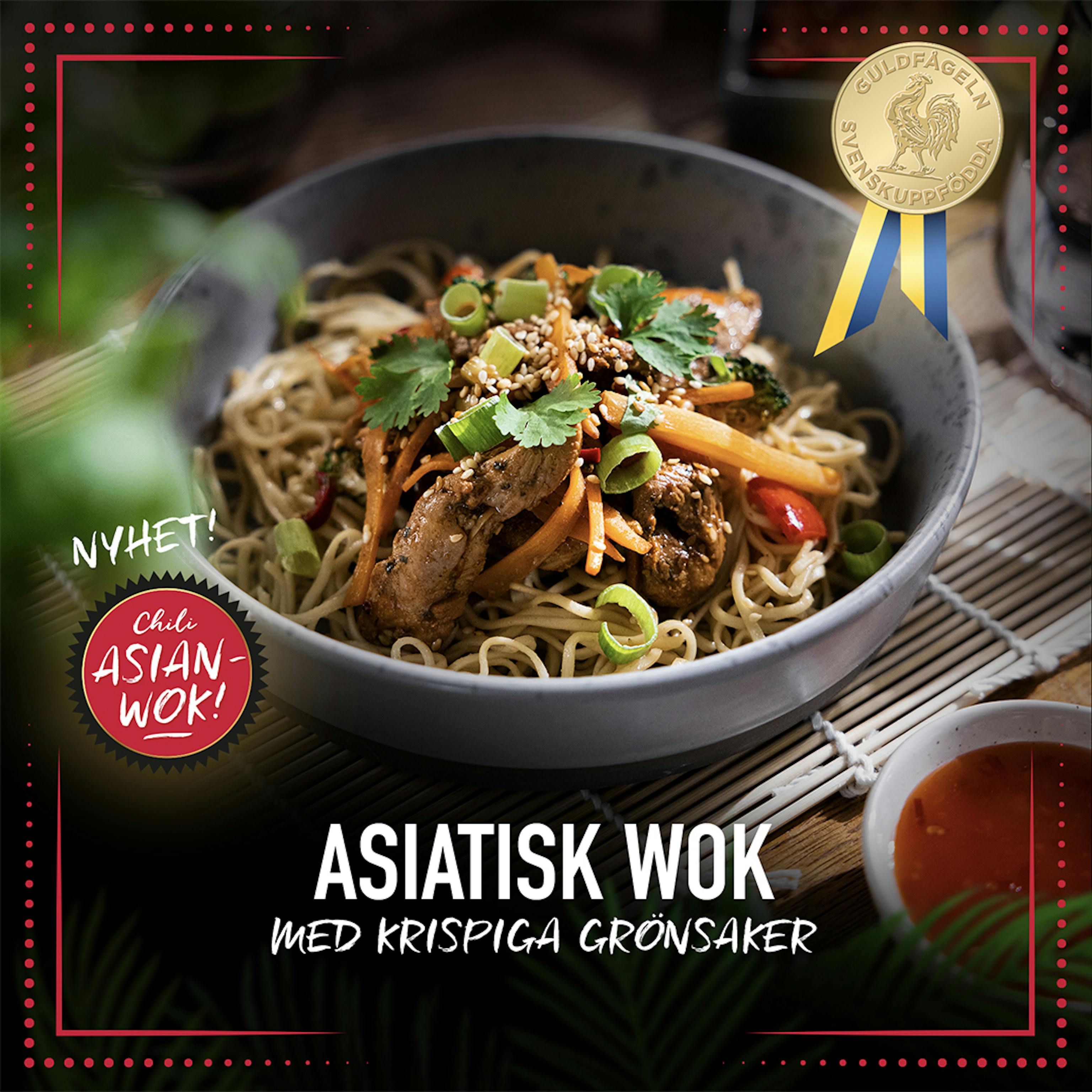 Guldfågeln Asiatisk wok