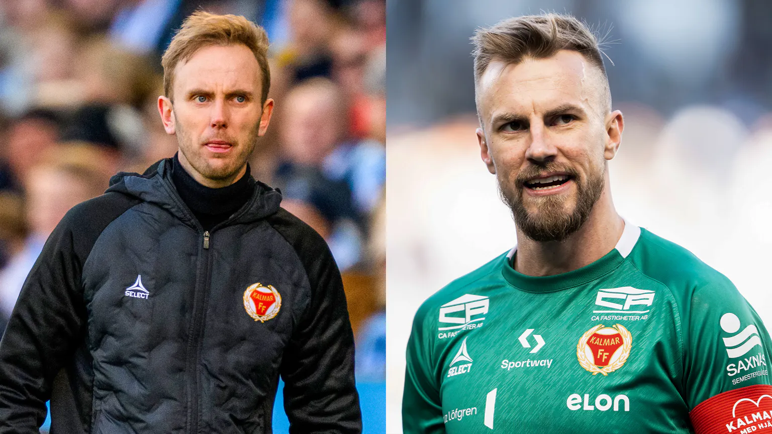 Henrik Jensen och Richardo Friedrich i Kalmar FF