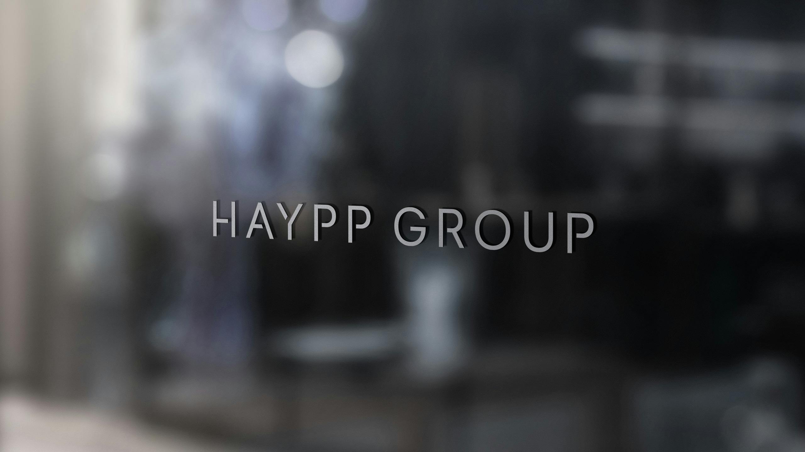 Haypp Group dörrsticker