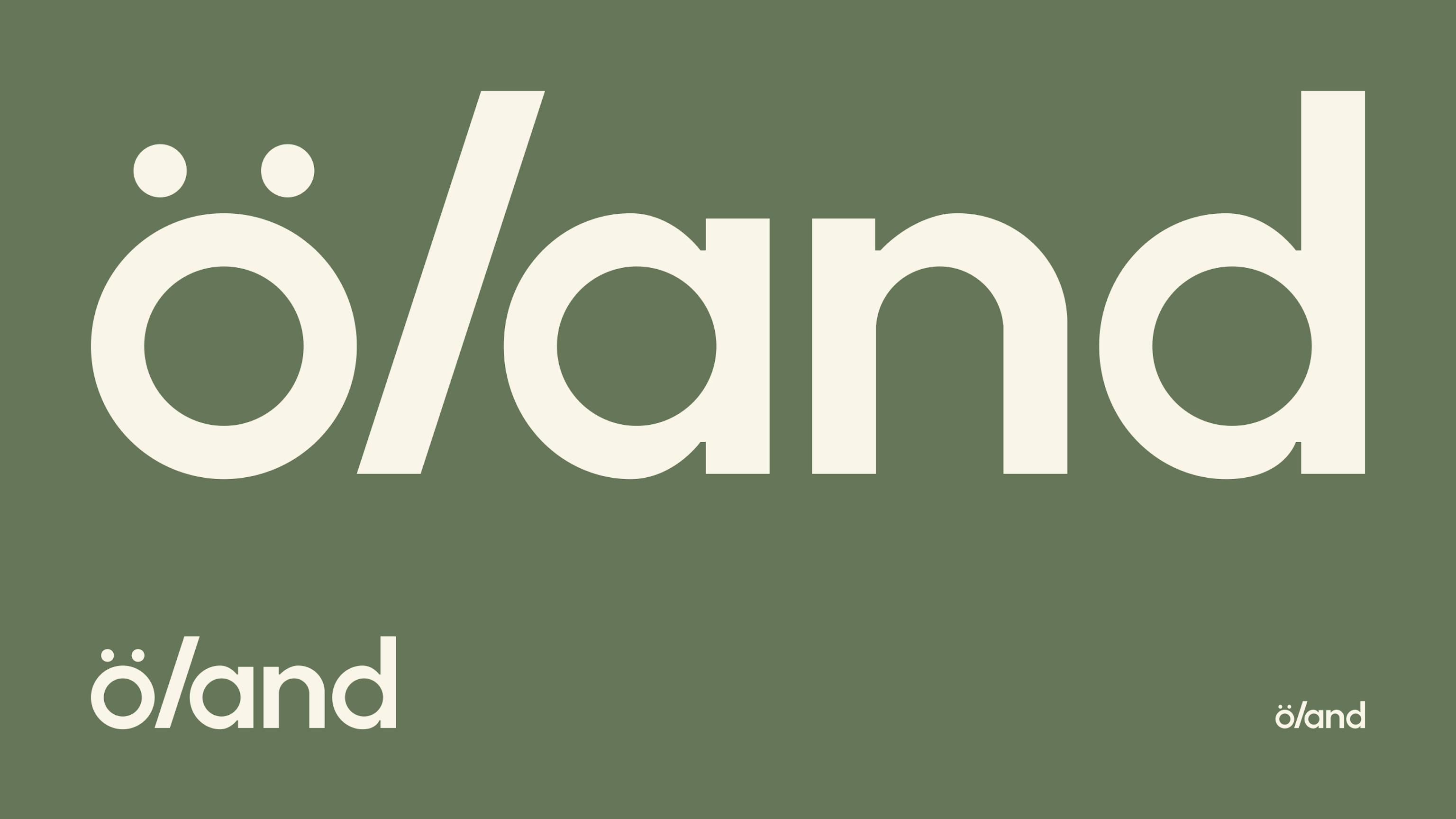 Öland logo olika storlekar