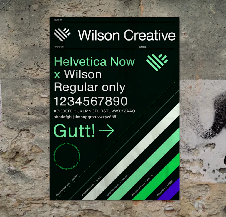 Wilson creative grafisk profil-poster