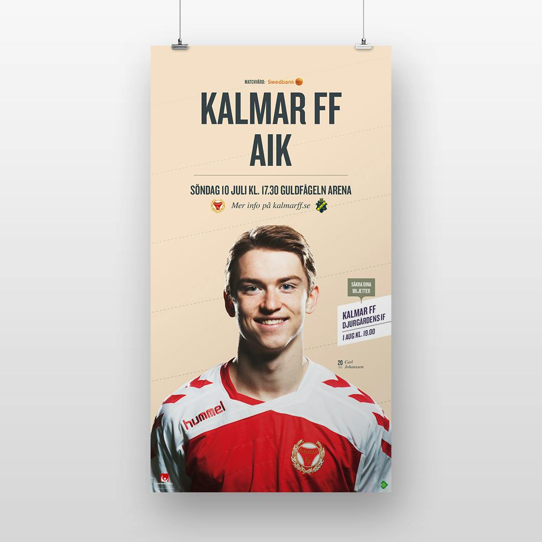 Matchaffisch Kalmar FF - AIK