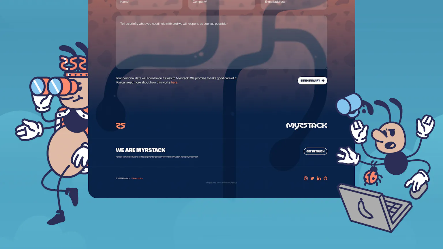Myrstack webbdesign