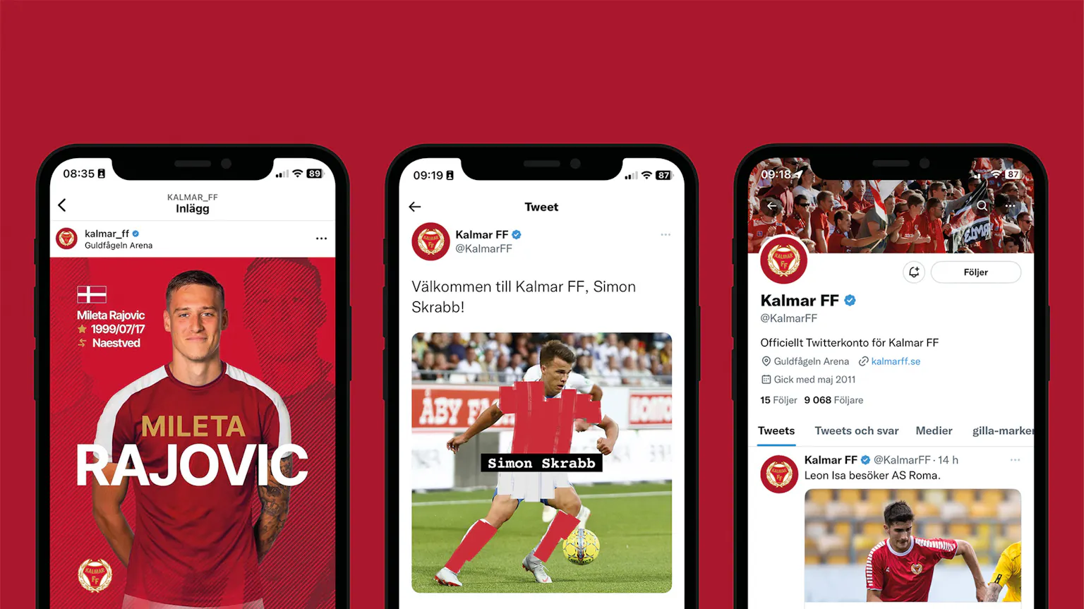 Kalmar FF i sociala medier