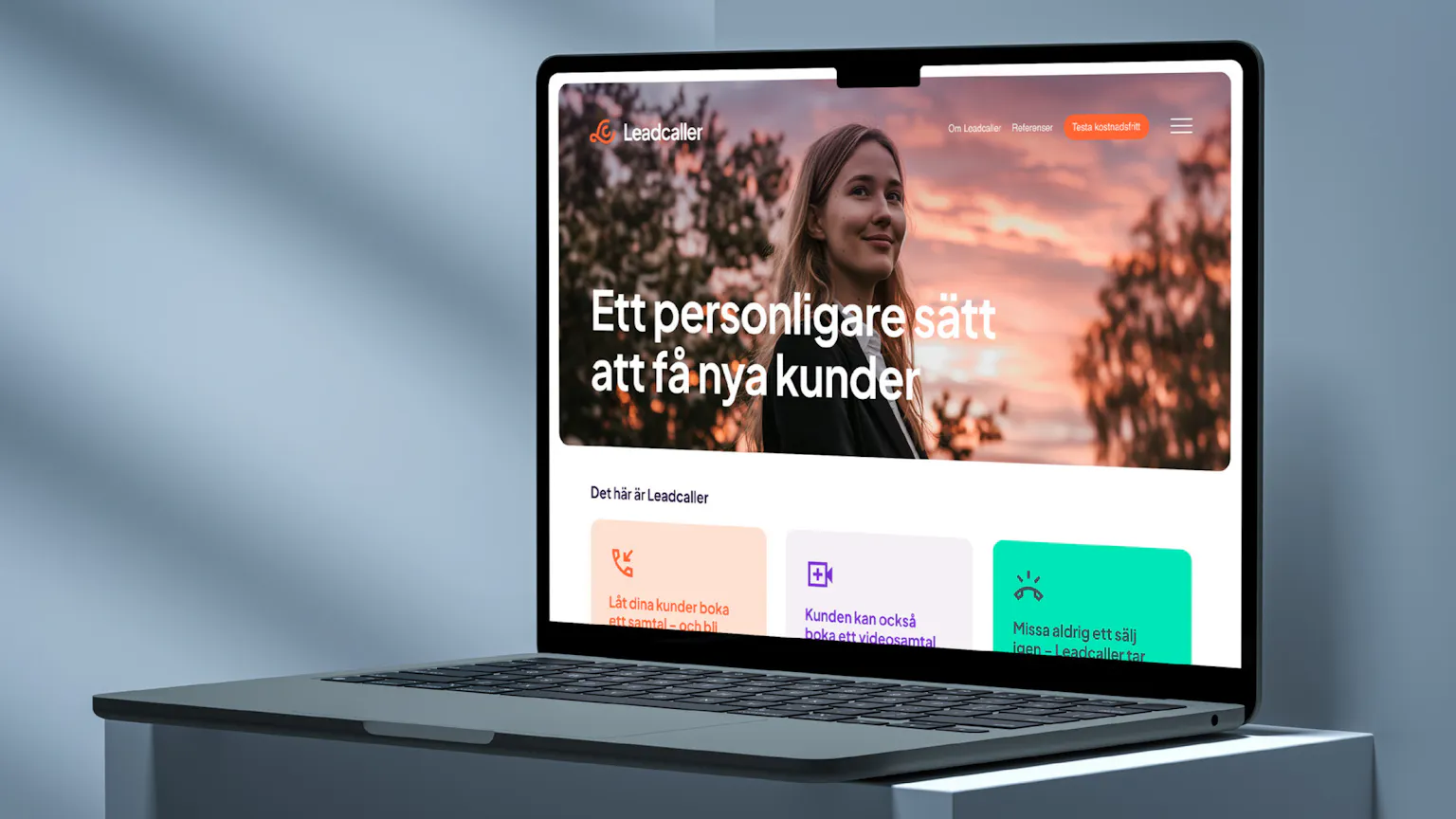 Leadcallers webbsida