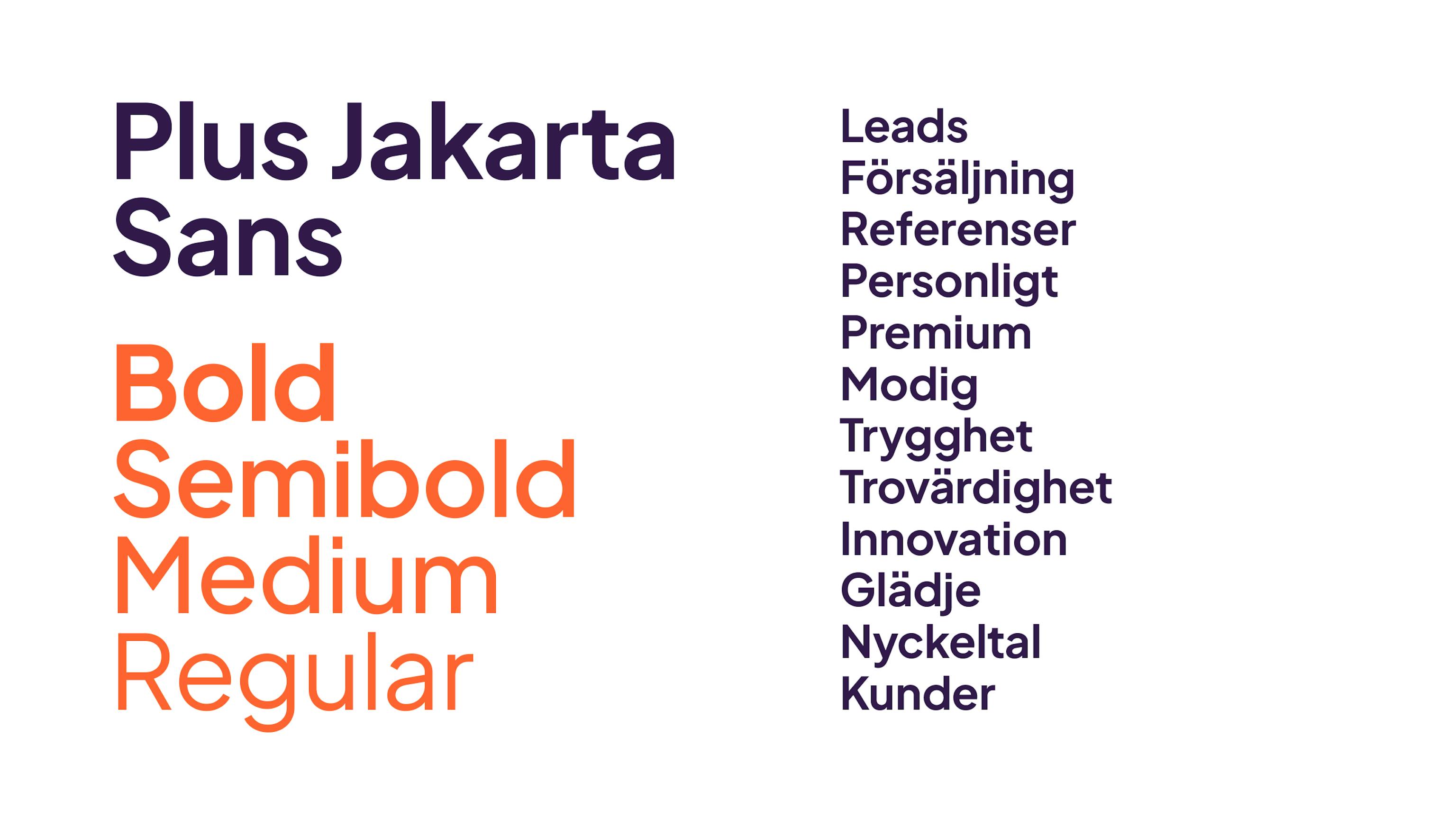 Leadcallers typografi