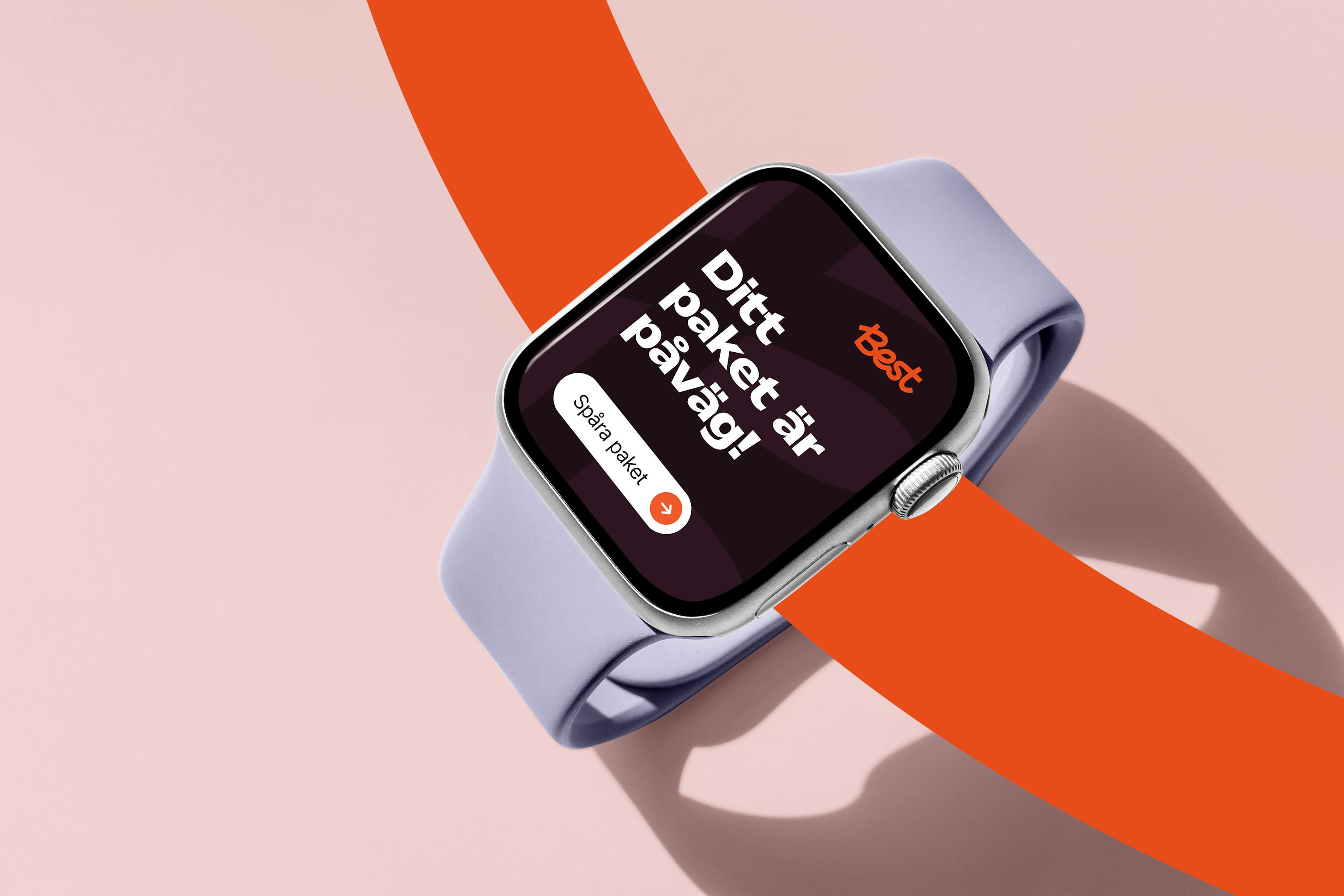 Best grafik i en grå Apple Watch